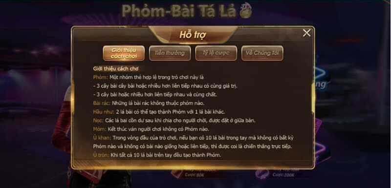 Một vài thuật ngữ cơ bản trong game bài phỏm